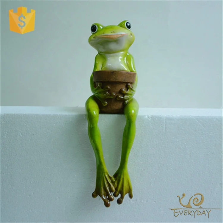 Z10694A Decorative Wholesale Cheap Garden Resin Animal Big Planter Pot Artificial Large Bonsai Flower Pot