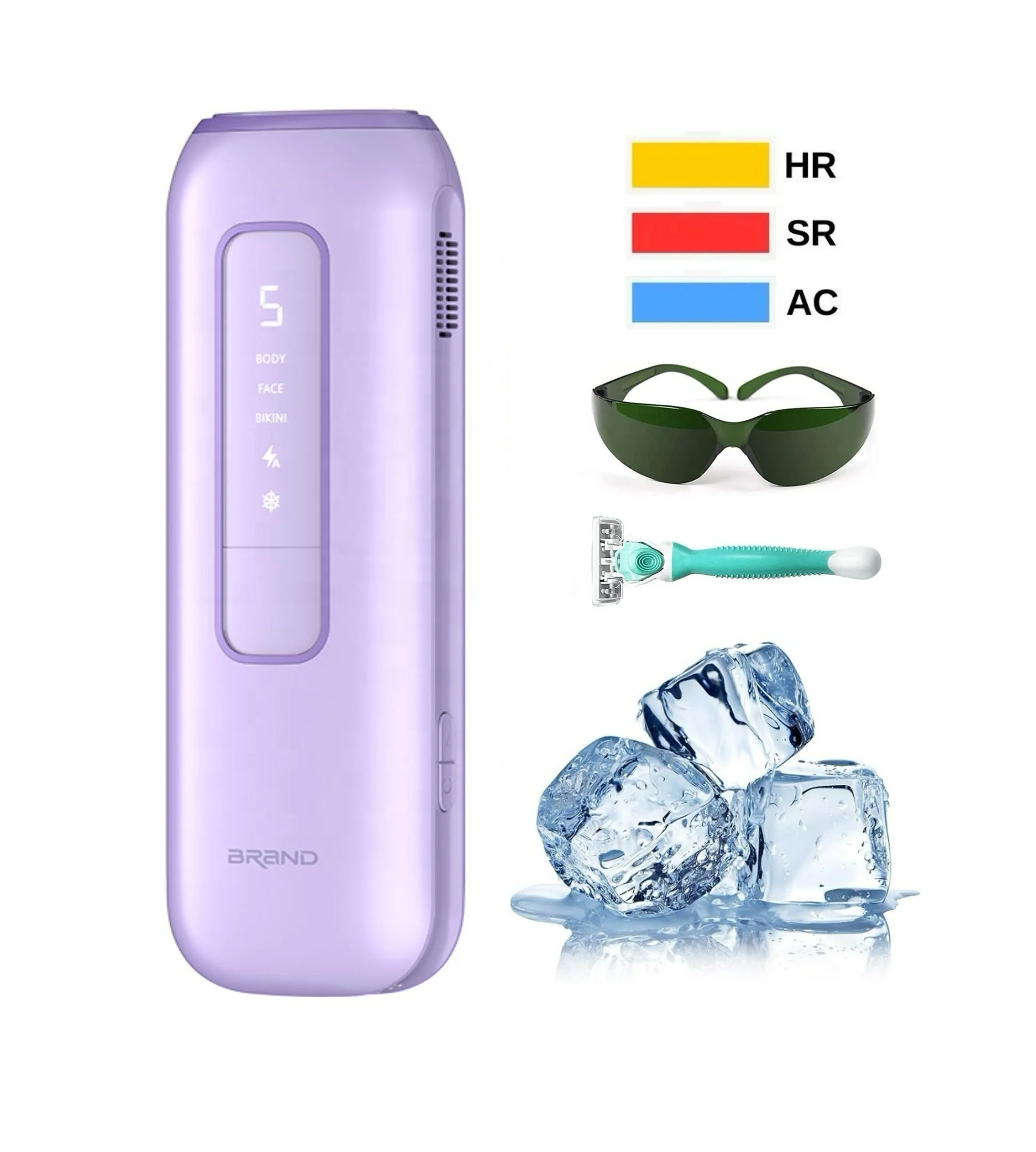 510K CE TSE лазерная эпиляция с 5 ℃ сапфировым льдом 18 джоулей быстрое удаление волос 3 в 1 эпилятор для домашнего использования триммер тела лица