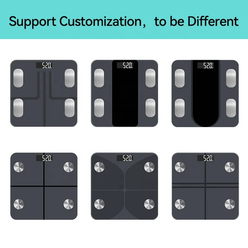 4 Electrodes Professional Body Analysis Balance Scale High Accurate Precise Smart Digital Body Fat Scales