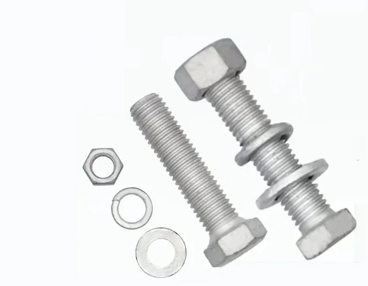 HDG 8 класс шестигранный болт M12x40 Шестигранная гайка M12 * 30*3 набор болтов