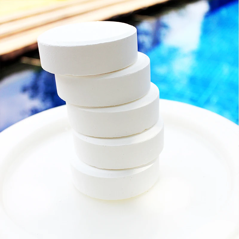 HS Code 3808940090 Pool Chemicals 3 Chlorine TCCA Multifunction Klor 90 Tablets 3 Inch 99%
