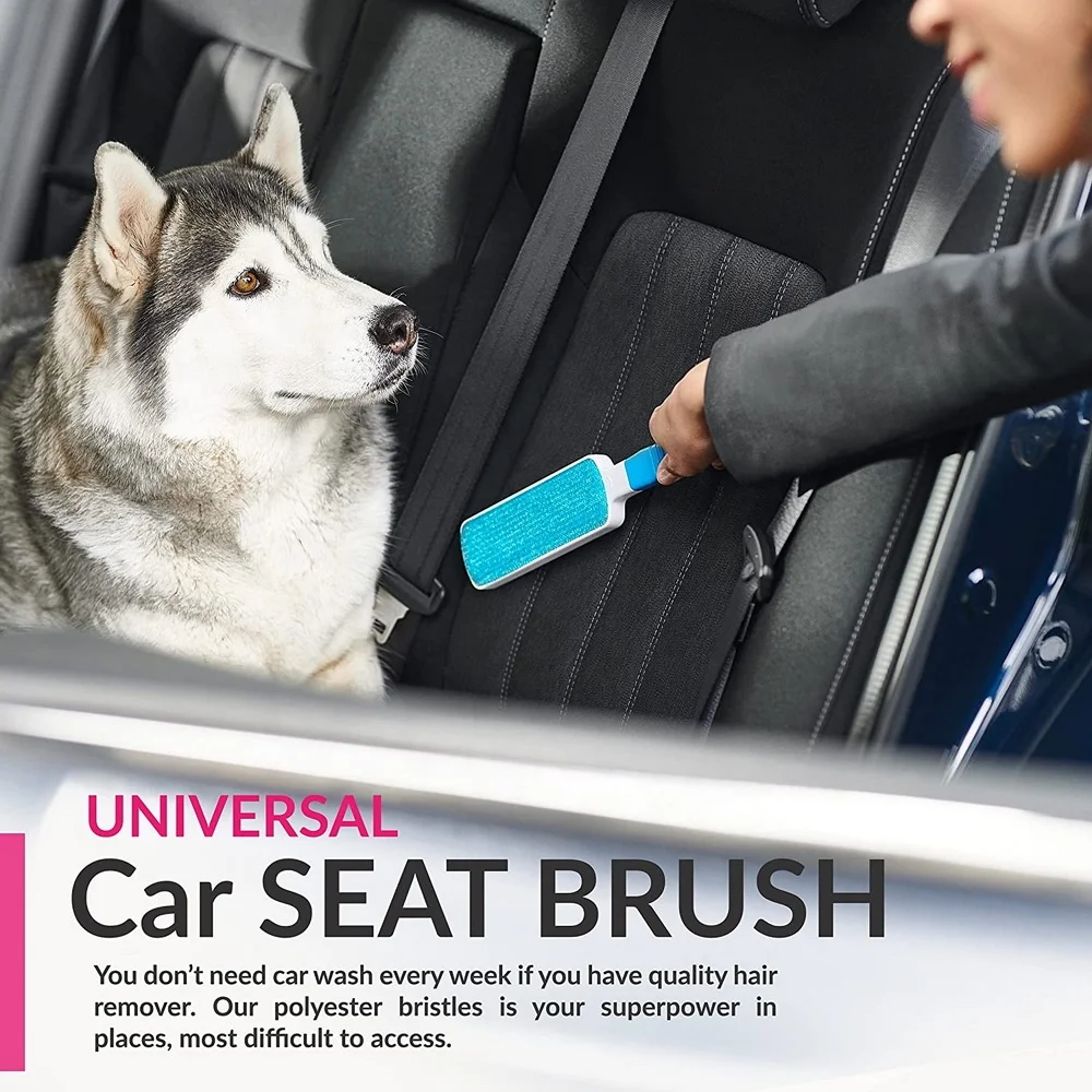 Double-Sided Pet Fur Remover Self Cleaning Pet Brush Dog Hair Remover