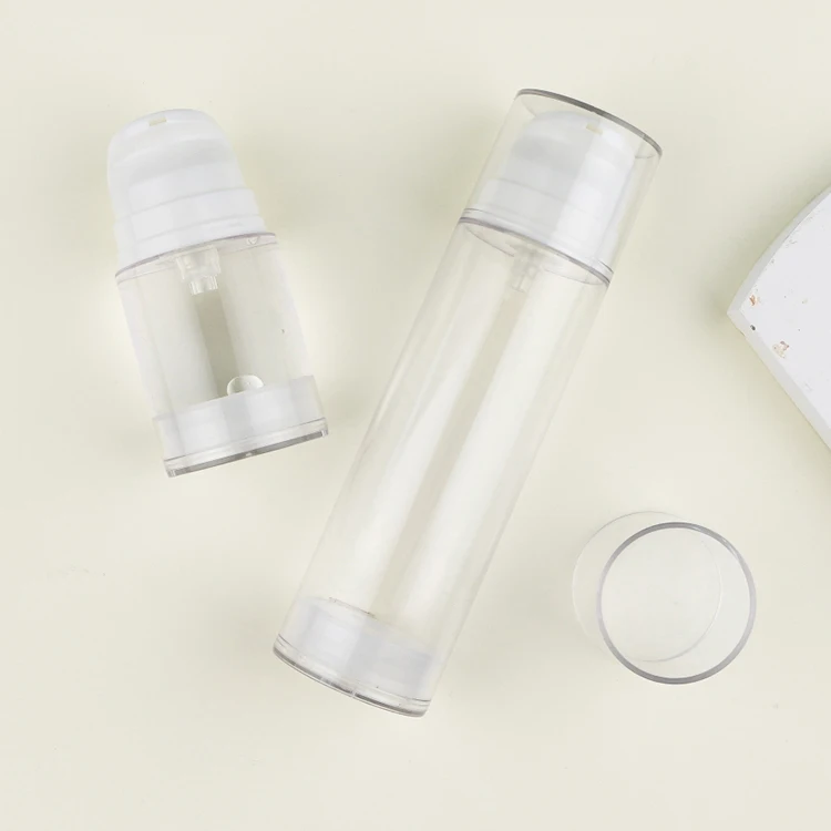 minimalist 50ml 100ml 150ml AS airless pump serum bottle for cosmetic
