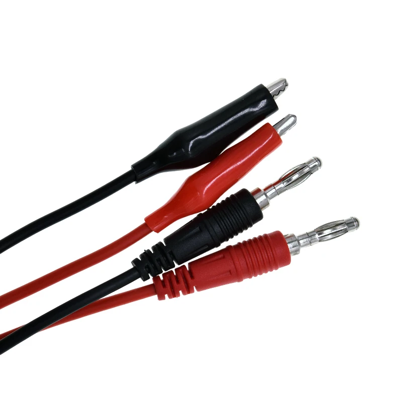 4 мм банановый штекер на медный зажим типа «крокодил» набор автомобильных испытательных выводы для ремонта автомобиля