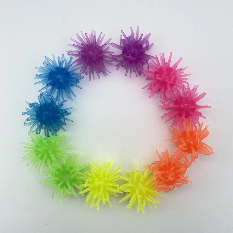 Juguetes Para Bebes Colorful Climbing Flowers Soft Stress Relief TPR Magic Kids Gift Funny Fidget Toys