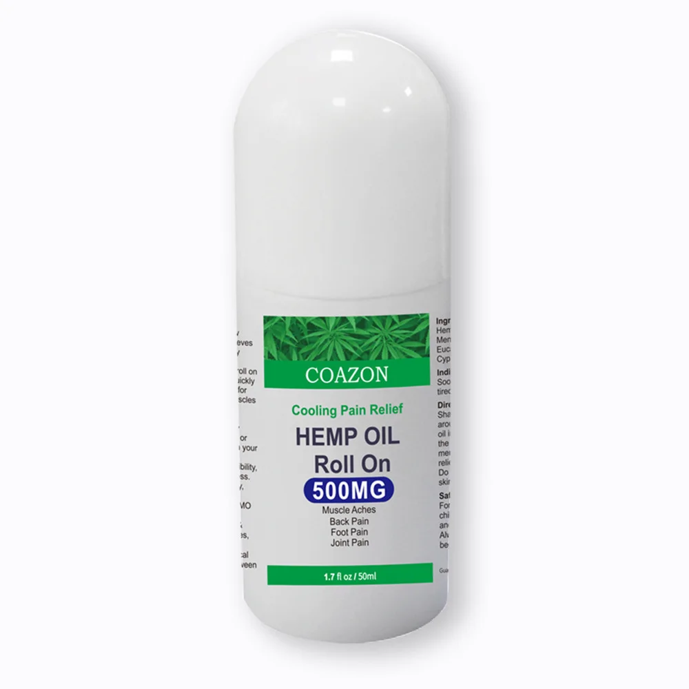 Spot hemp oil roll on ball hemp oil relaxation massage spa hemp seed essential oil