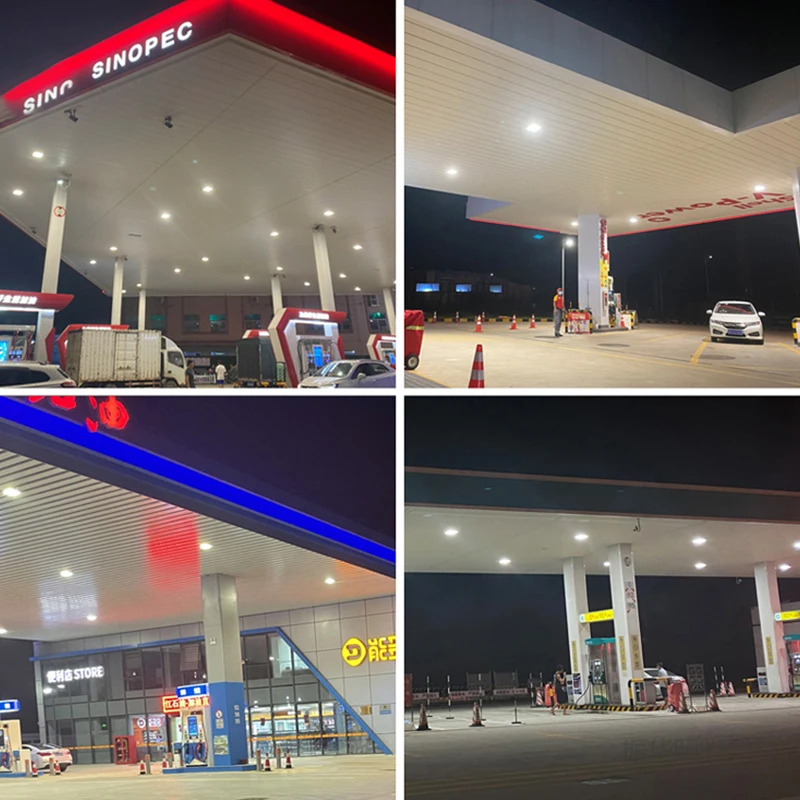 Высококачественная гарантия Ip65 изолированный светодиодный драйвер алюминиевая топливная станция SMD3030 50 100 150 200 Вт светодиодная