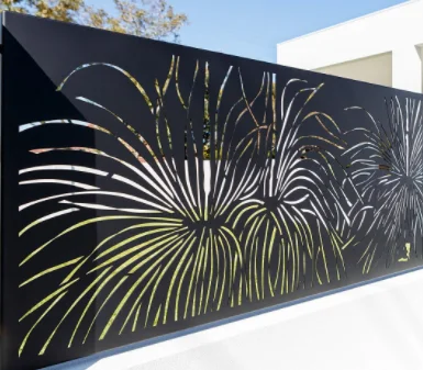 High Quality Aluminium Fence Farm Garden Laser Cut Outdoor backyard Metal Decorative Metal  Fence Panels