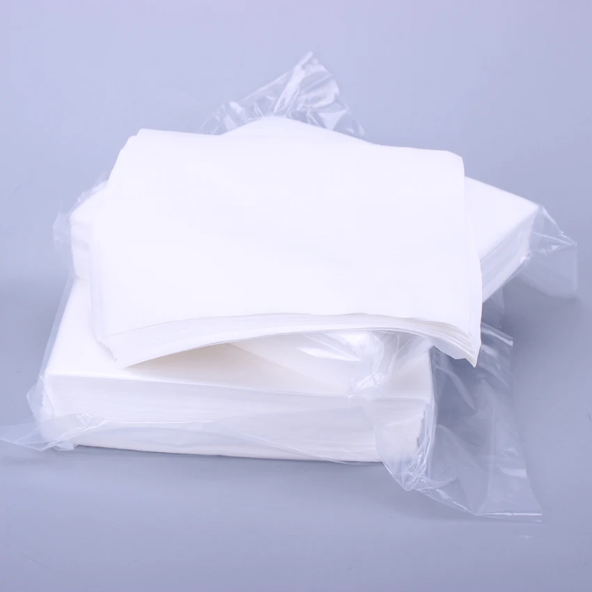 Dust Free class 10000 Disposable Oil Absorbing Industrial Cleaning Wiping Paper 9x9 Inch 0609 Non Woven Cleanroom dry Wipe