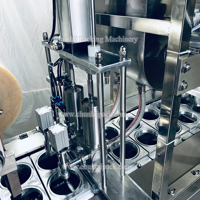 Paste Puree Cream BG60A-4C Automatic Mashed Potatoes Packing Cup Filling and Sealing Machine