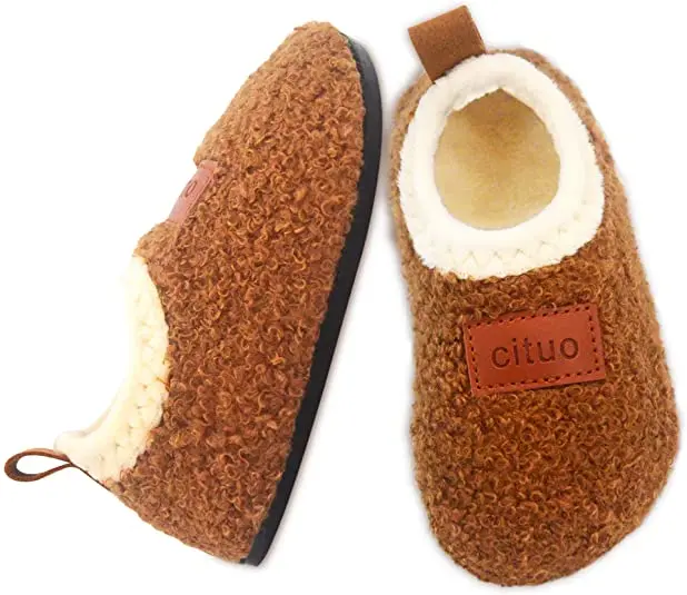 
anti slip toddler slippers new winter house toddler girl kids shoes fashion 2020 