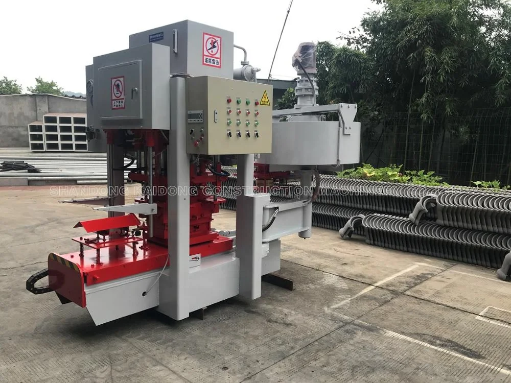 Kaidong KQ8-128 Automatic Hydraulic Cement Concrete Roof Tile Sheet Making Forming Press Concrete Roof Machine Price