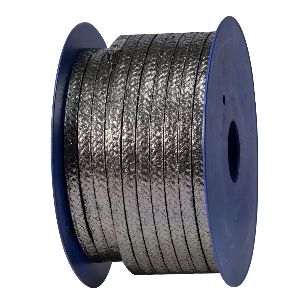 High Quality Expanded Square Rope Braided Rope Good Resilience Acrylic Fiber Graphite Packing Gland Packing For Sealing