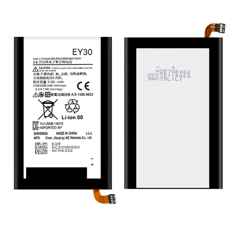 
EY30 Battery For Motorola Moto X 2nd X2 XT1097 XT1096 XT1093 XT1095 XT1085 2160/2300mAh Top Quality Supply In Stock 