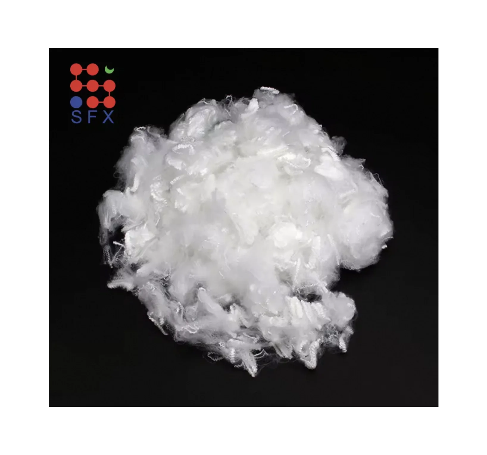 Light Resistant Siliconized Bales Bulk Dacron Premium Fill SFX Polyester Staple Fiber