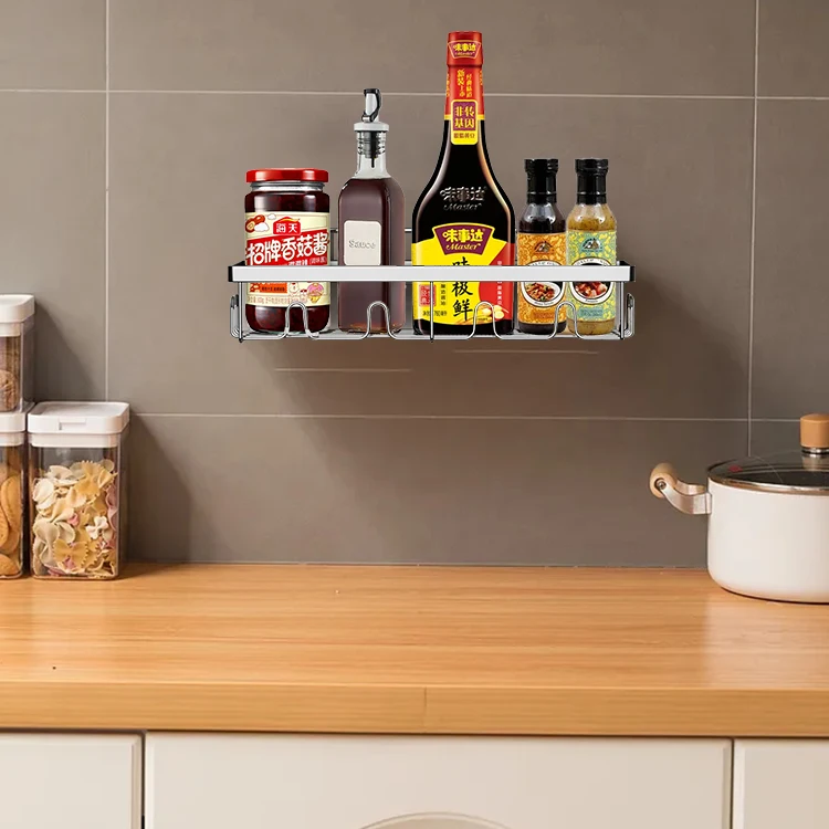 Best Sellers No Drilling Removable Wall Mounted Stainless Steel Shower Caddy Corner Shelves