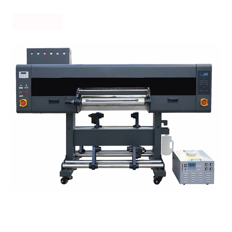 New design A1 roll to roll uv dtf sticker printer 3 i3200-U1 heads 60cm width uv dtf printer with laminator