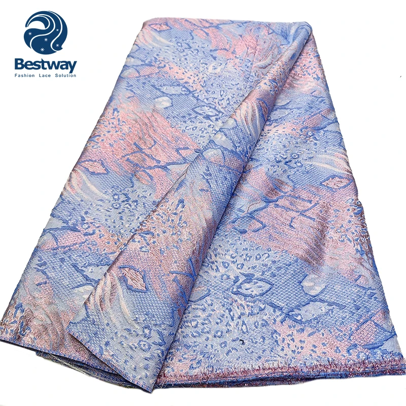 Bestway African Brocade Jacquard Fabric For Wedding Bridal Dress