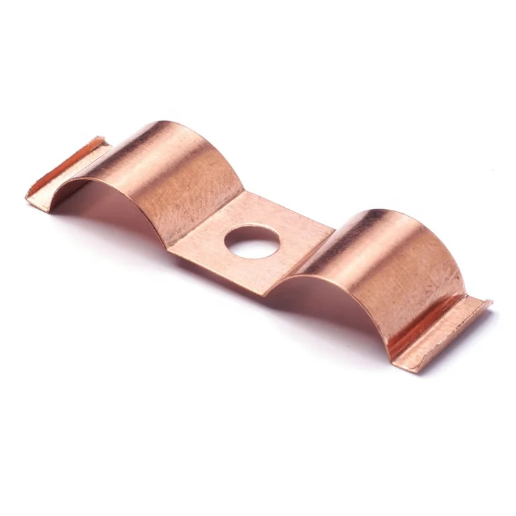 Custom stamped copper battery electric spring contact