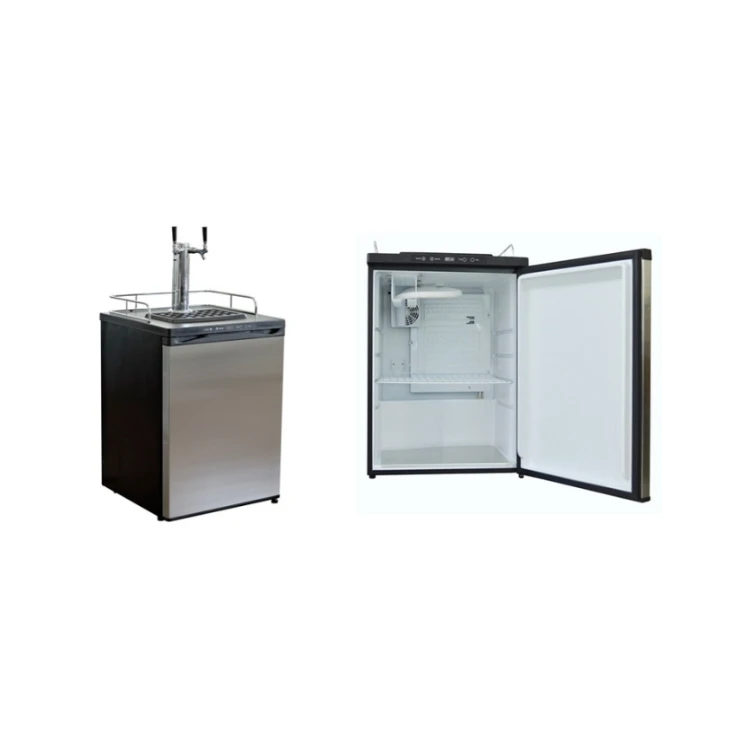 Draft Beer Cooler Stand Dispenser Equipment 4 Tap Towee Kegerator Kit
