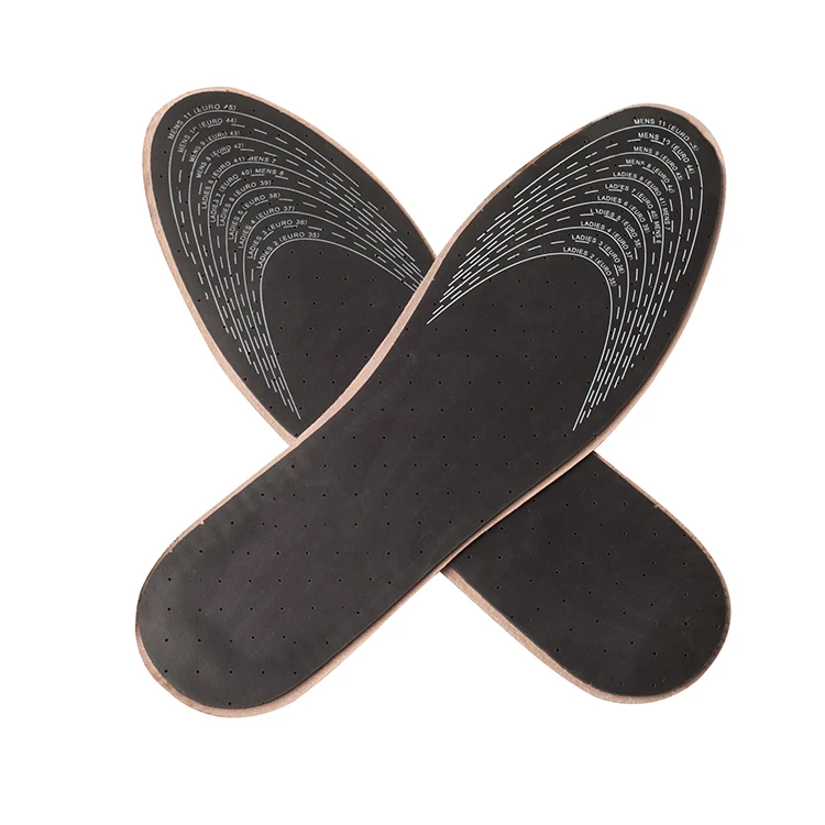 
Unisex size wholesale Natural active carbon filter latex foam Tanned sheepskin insole  (62318582567)