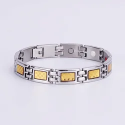 Pure Titanium Magnet Bracelet Mens Bracelet Titanium Steel Jewelry Germanium Grain Bracelet Wholesale