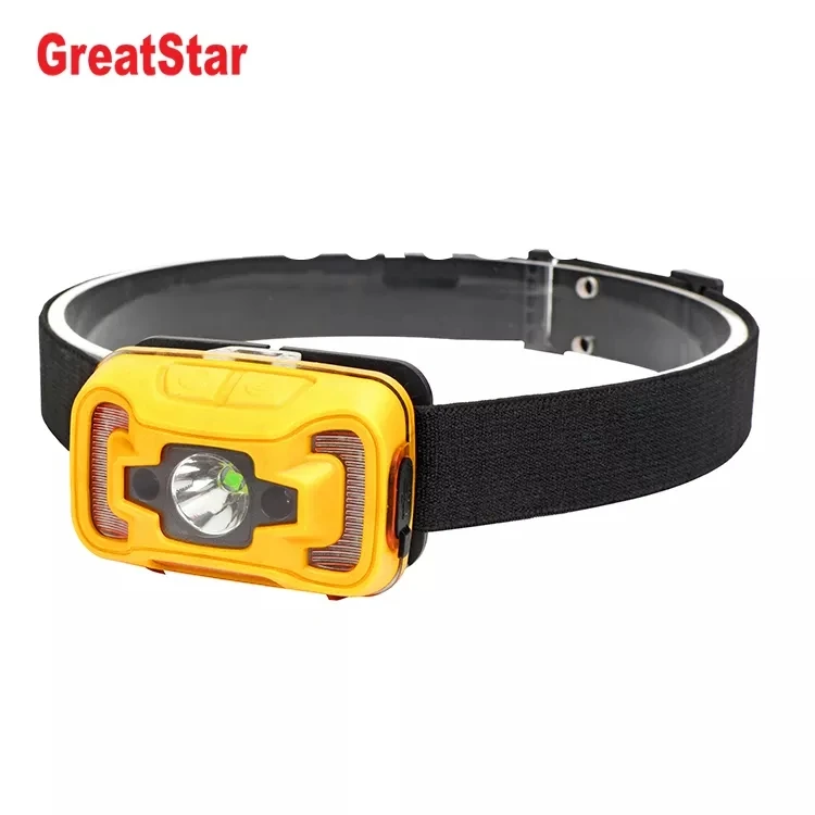 200LM Rechargeable and Motion Sensor Waterproof Headlamp Headlight