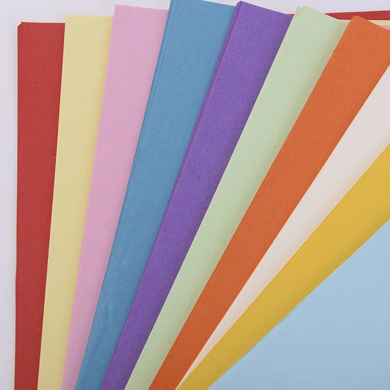 Factory price 70g 80g color paper A4 size  120g cardboard for hand craft paper with pastel/bright color