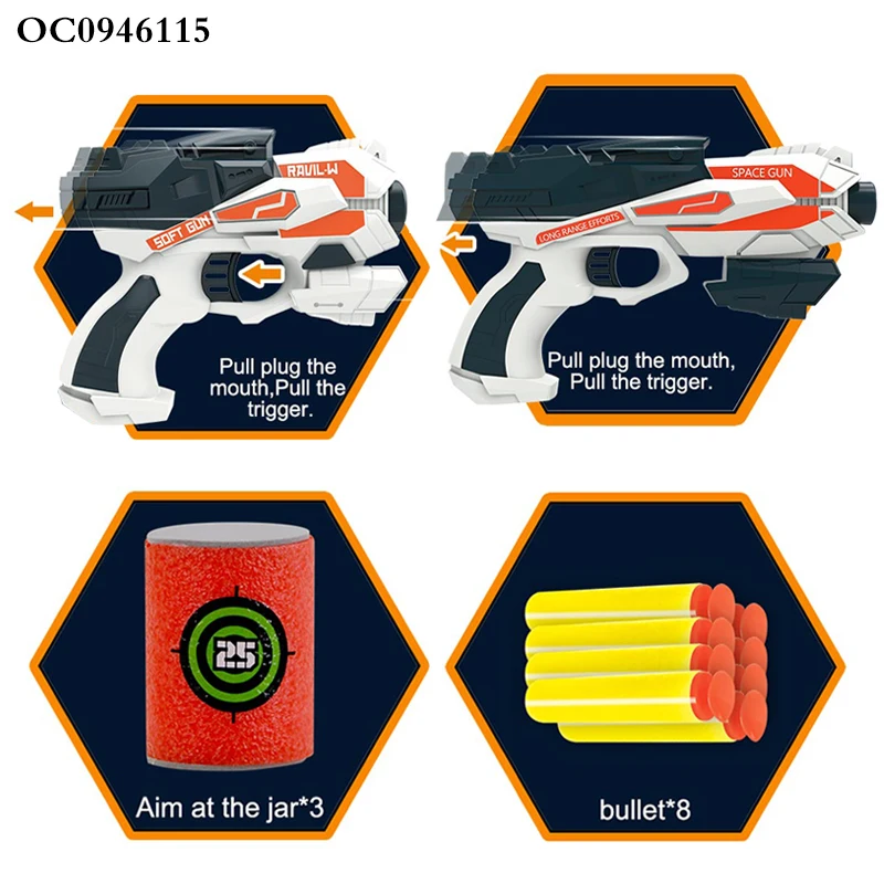 Shooting custom foam dart gun new soft bullet gun interesting toy for kids