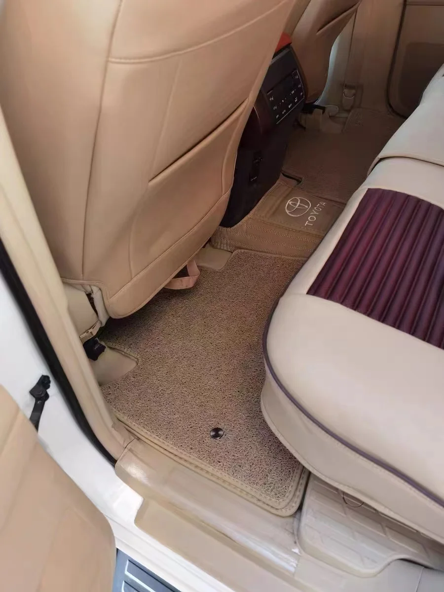 Custom XPE 7D Car Sound Deadening Mat Luxury Leather Car Floor Mats For Toyota land cruiser LC200 2010-20121,2022