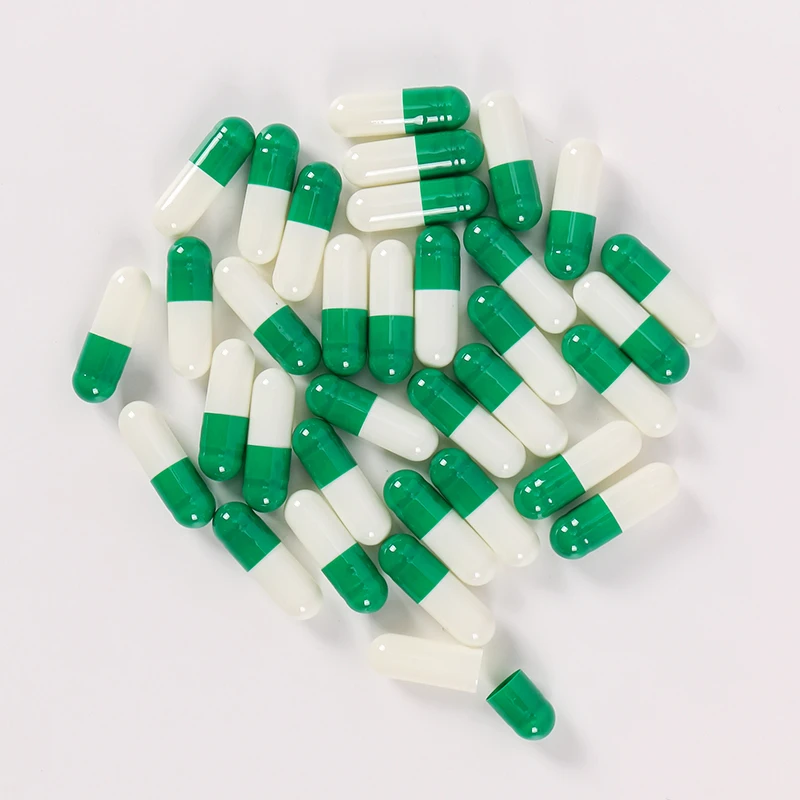 Gelatin round empty capsule  empty gelatin capsule color empty clear hard gelatin capsules