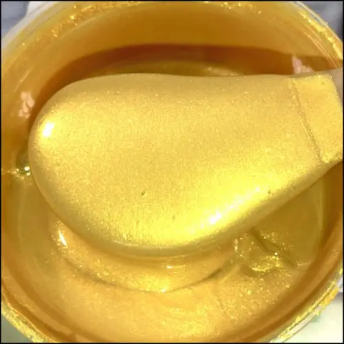 Glitter Pearlescent gold powder paint