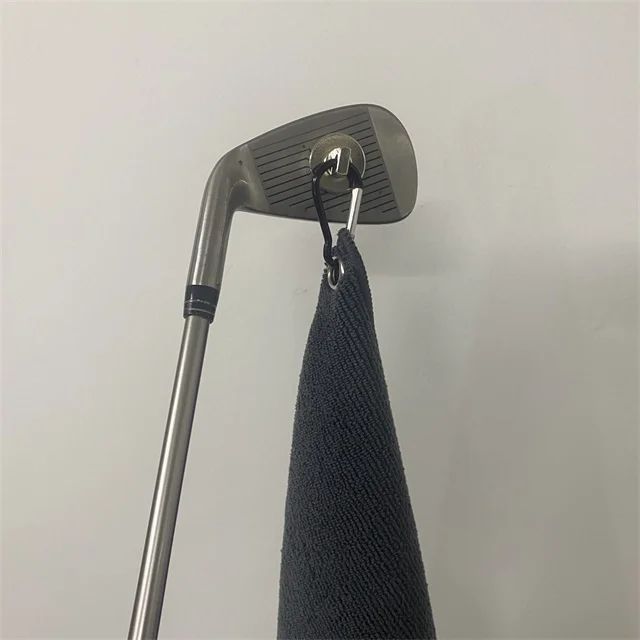 Полотенце для гольфа из микрофибры с магнитом и логотипом на заказ