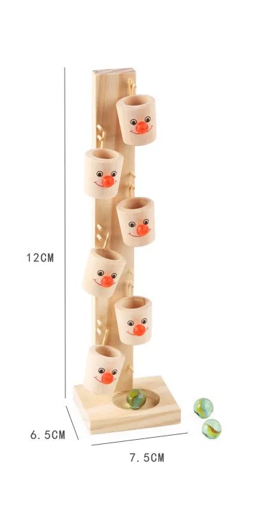 Tik Tok Toy Clown Pourling Ball Marbles Fun Boy Girl Stress Relief Game Toys