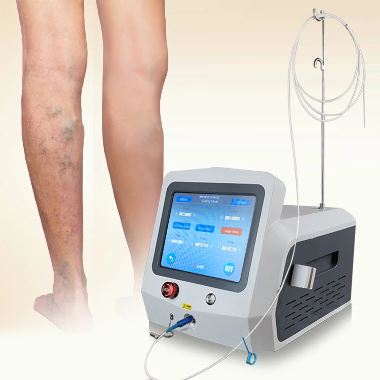 TRIANGELMED laser for varicose vein 980NM 1470NM vein laser endovascular laser machine
