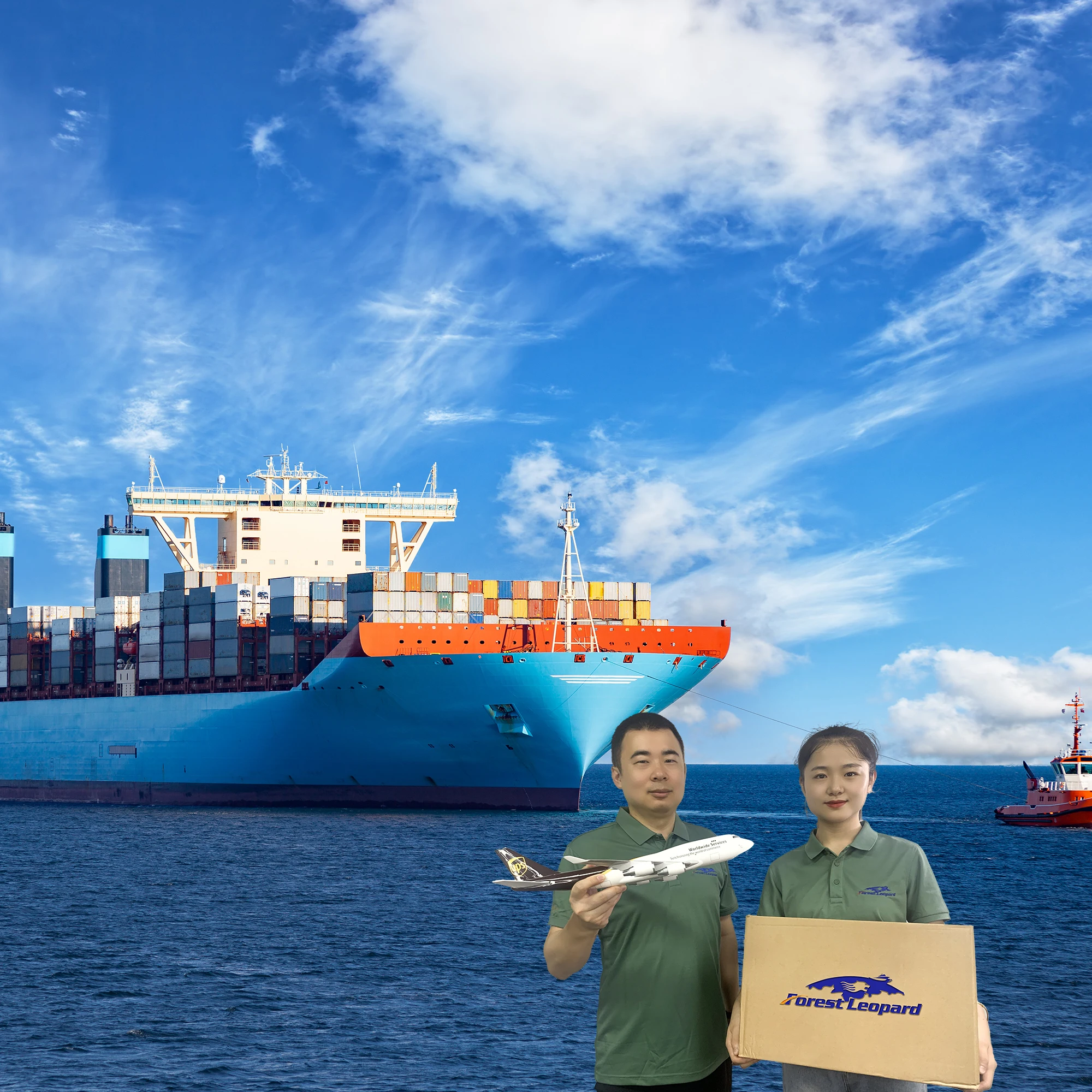 Door to Door Sea Freight Forwarder China Usa Courier Service China to USA DDP