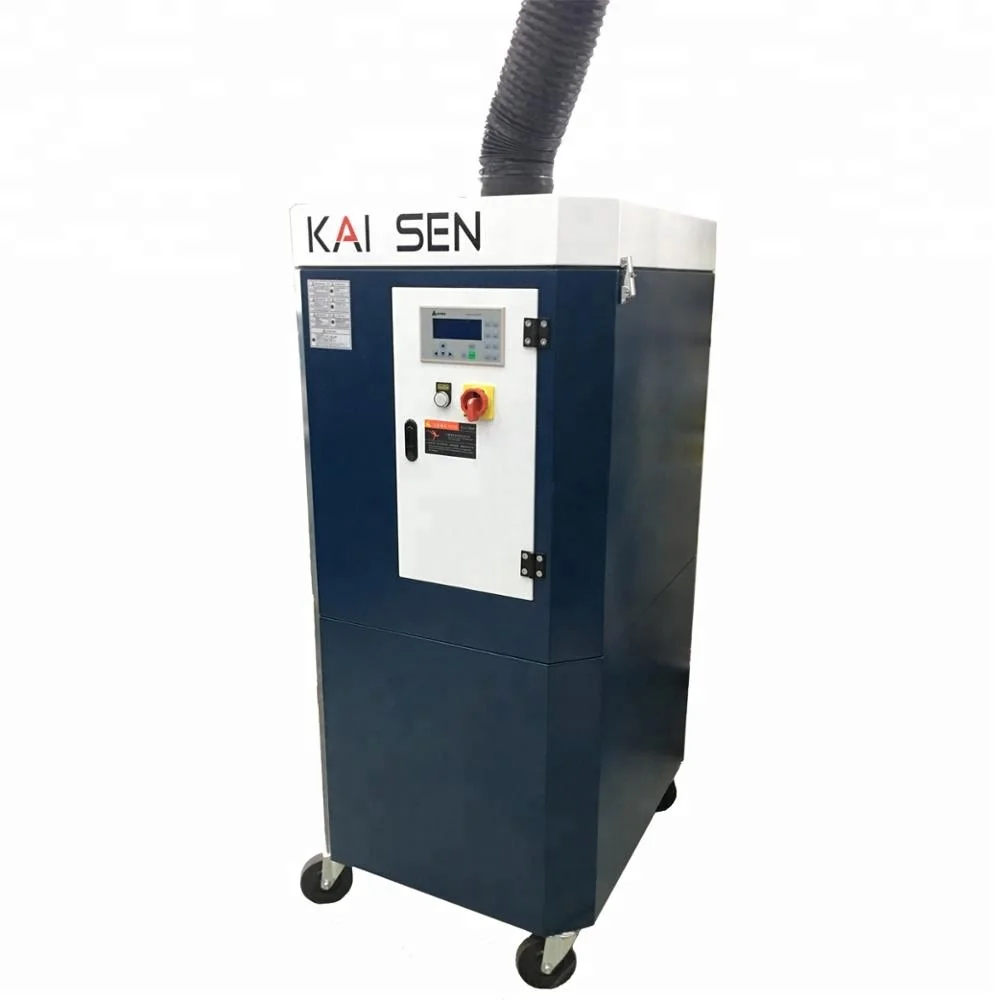 PLC Mobile Self-cleaning Welding Fume Extractors with Multi-station For TIG MIG Gas Shielded Welding and MMA
