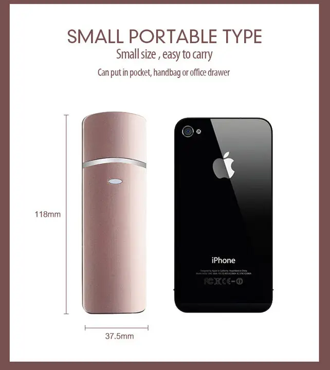 Face sauna nano mist sprayer facial nebulizer cool Nano Mister One Touch Hydrating Face | USB Rechargeable Facial Mist Spray