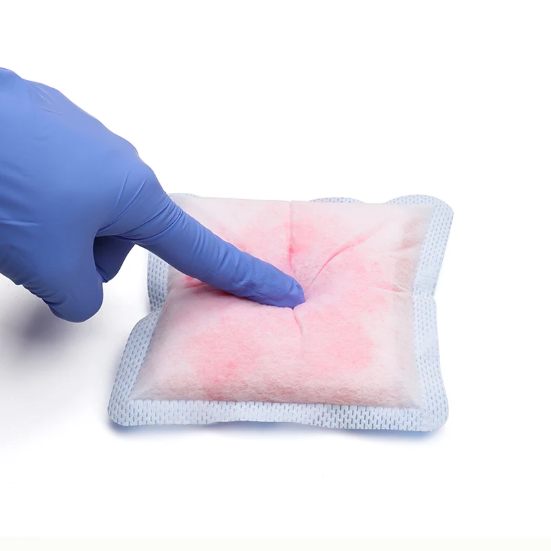 Alexer Super Absorbent Wound Dressing Non-Stick Gauze Pads, Wound Care Supplies for Pressure Ulcers, 1st/2nd Degree Burns