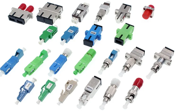 Factory High Quality Fiber Optic Attenuator SC 1dB 3dB 5dB Male to Female Fixed Variable Fiber Attenuator