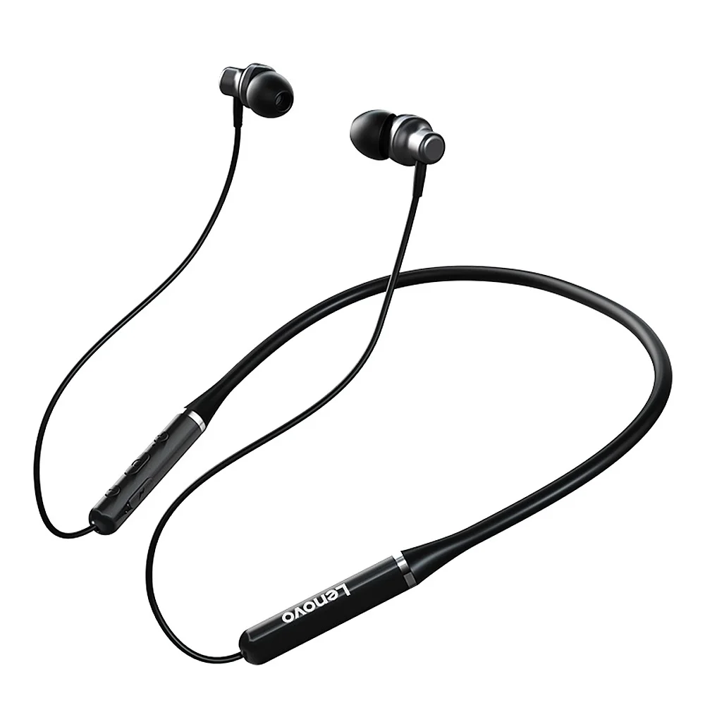 Lenovo Hot Selling Headset HE05 Neckband V5.0 Earphone Sports Earplugs Noise Reduction with Microphone