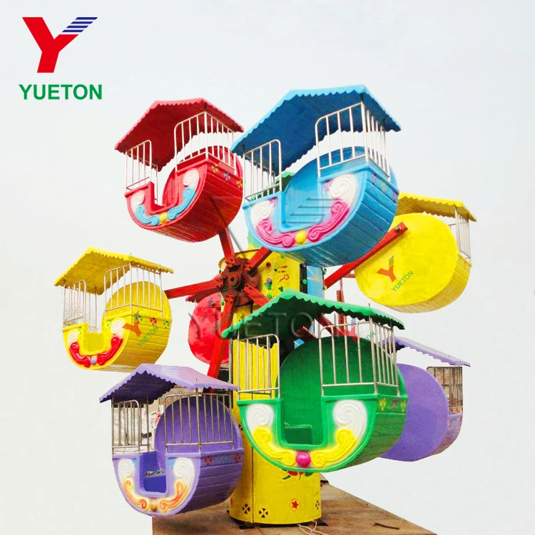 Professional Manufacturer Theme Park Games Equipment Double Kiddie Ferris Wheel For Sale