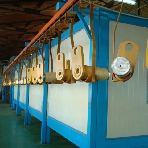 Automatic H Beam I Crane Liquid Spraying Line Metal Powder Coating Line