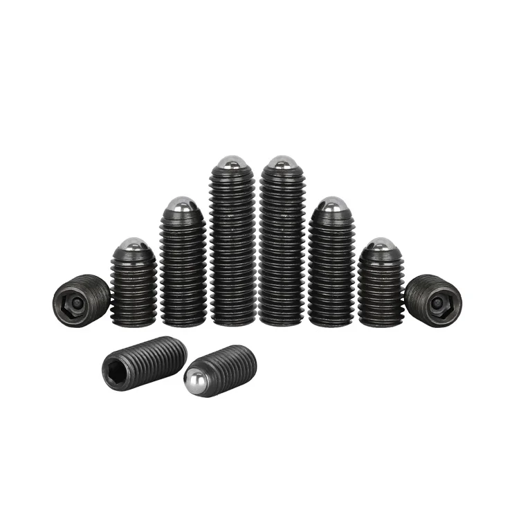 Slotted Ball-Nose Spring Plungers Press-Fit Spring Ball Plungers