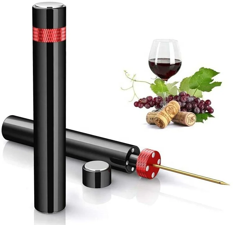 Top Selling Products 2024 in Europe Plastic Handle Wine Bottle Opener Compressed Air Pump Pressure Wine Corkscrew for Resell