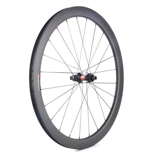 Lightcarbon Road Disc Wheelset With DT240 Center Lock Hubs And Sapim Spoke