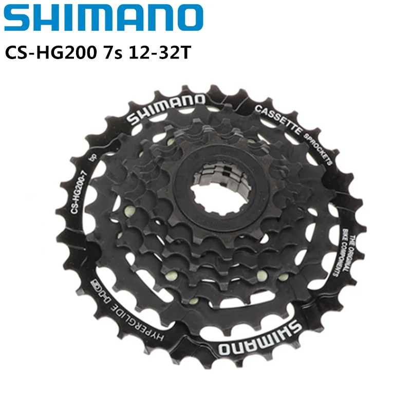 Shimano HG200 7 Speed K7 12-28T 12-32T HG41 11-28T MTB Cassette Freewheel CS-HG200 7s For MTB Mountain Bike Bike Freewhee