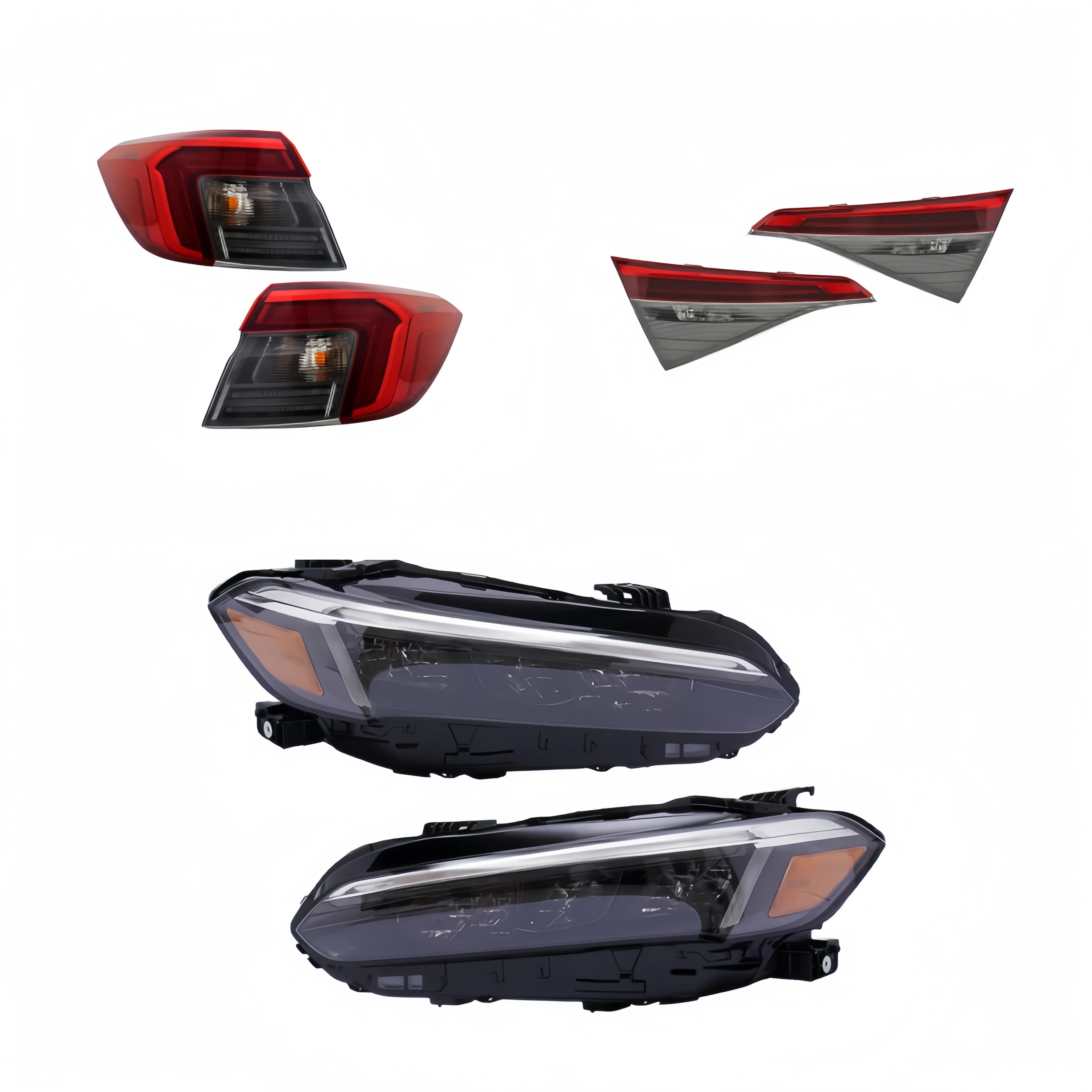 LED Headlight Headlamp Set LED Taillight Taillamp Set Body Kit replacement for Honda Civic 4Door SEDAN 2021 2022 2023 2024