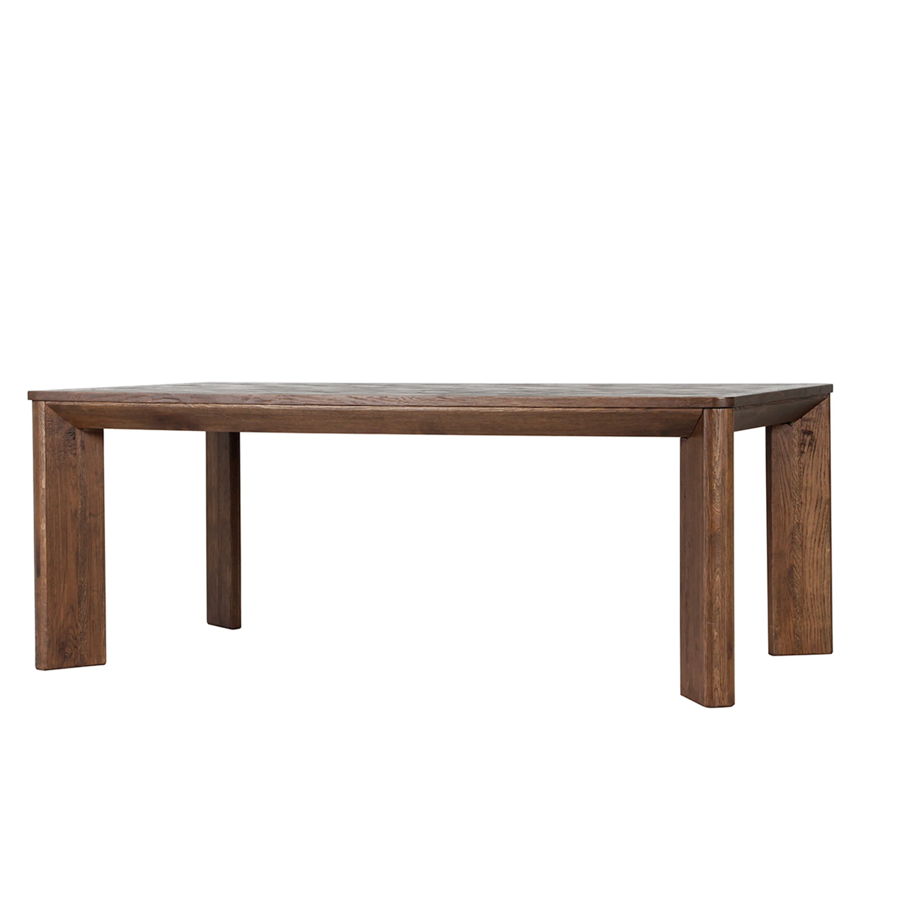 Manufacturer Supply Simple Design Luxury Dining Room Solid Wood Table Oak Rectangle Shape Dining Table