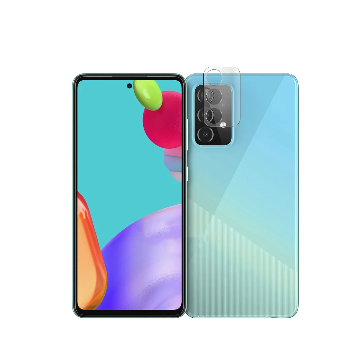 Full coverage screen guard film for Samsung Galaxy A52/A72  Camera film screen protector